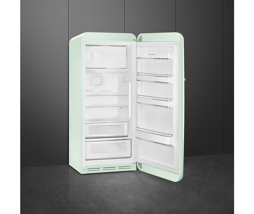 Smeg FAB28RPG6 retro jaren 50 koelkast - watergroen