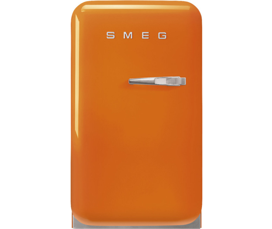 Smeg FAB5LOR6 retro jaren 50 koelkast - oranje - linksdraaiend