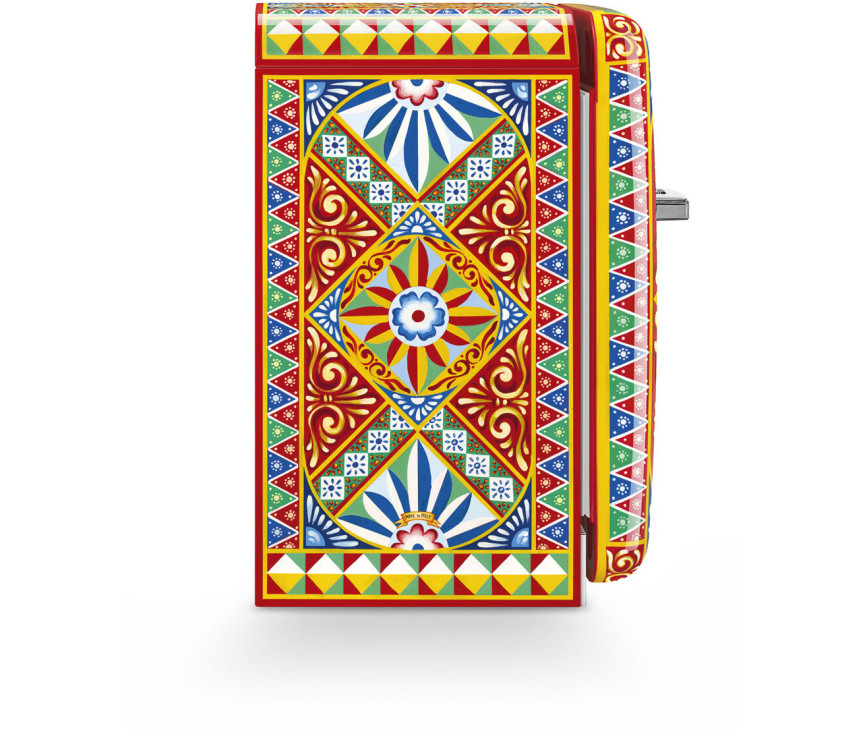 Smeg FAB5RDGC6 retro jaren 50 koelkast - oranje