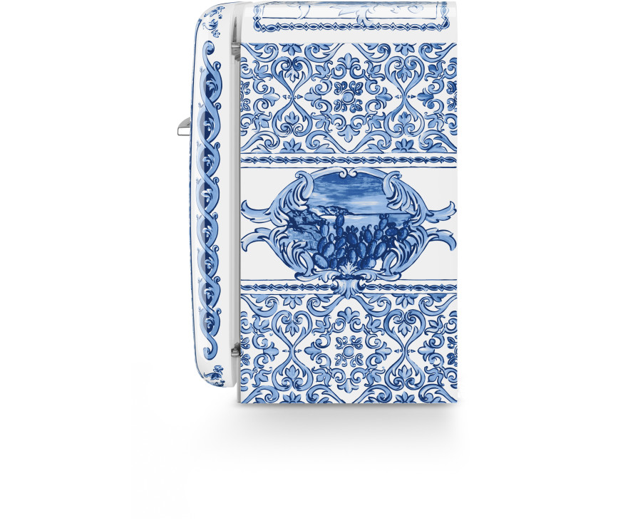 Smeg FAB5RDGME6 retro jaren 50 koelkast - blauw