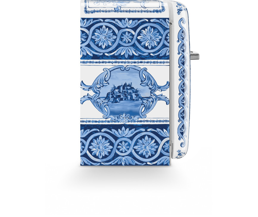 Smeg FAB5RDGME6 retro jaren 50 koelkast - blauw