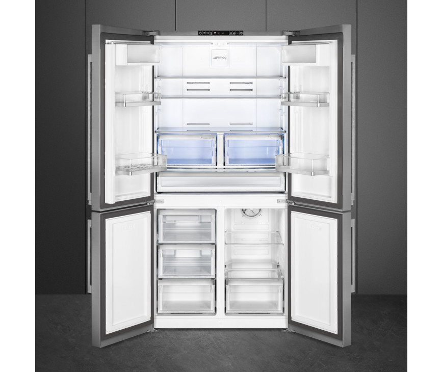 Smeg FQ60XE side-by-side koelkast - rvs-look