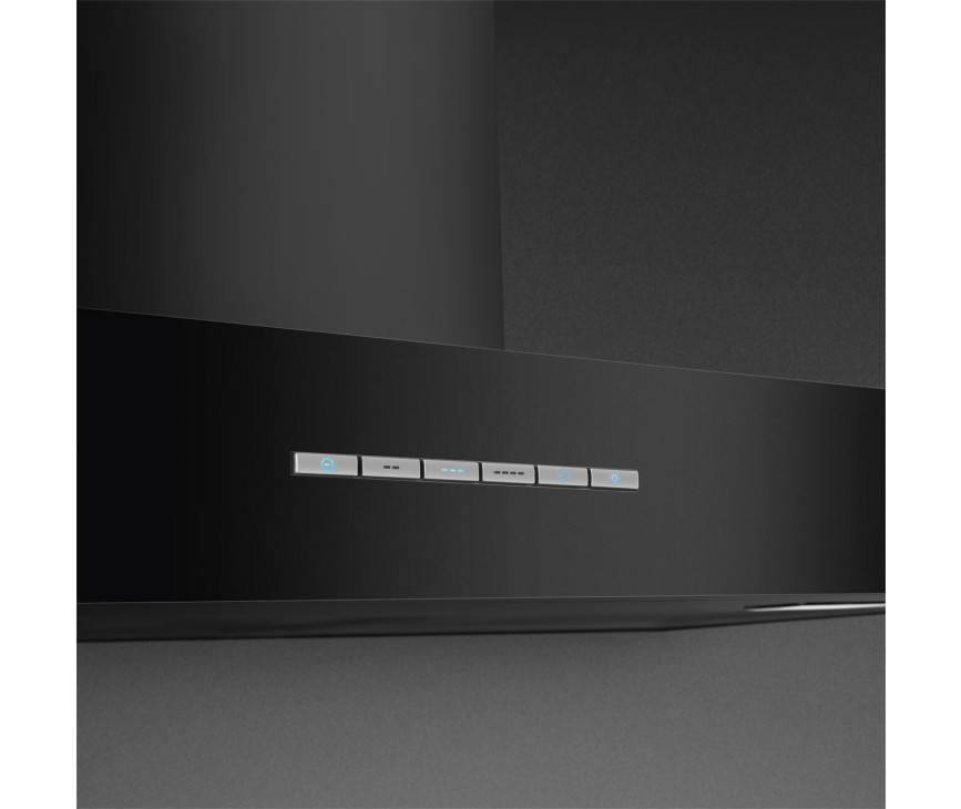 Smeg KBT600BL wand afzuigkap - 60 cm breed - zwart