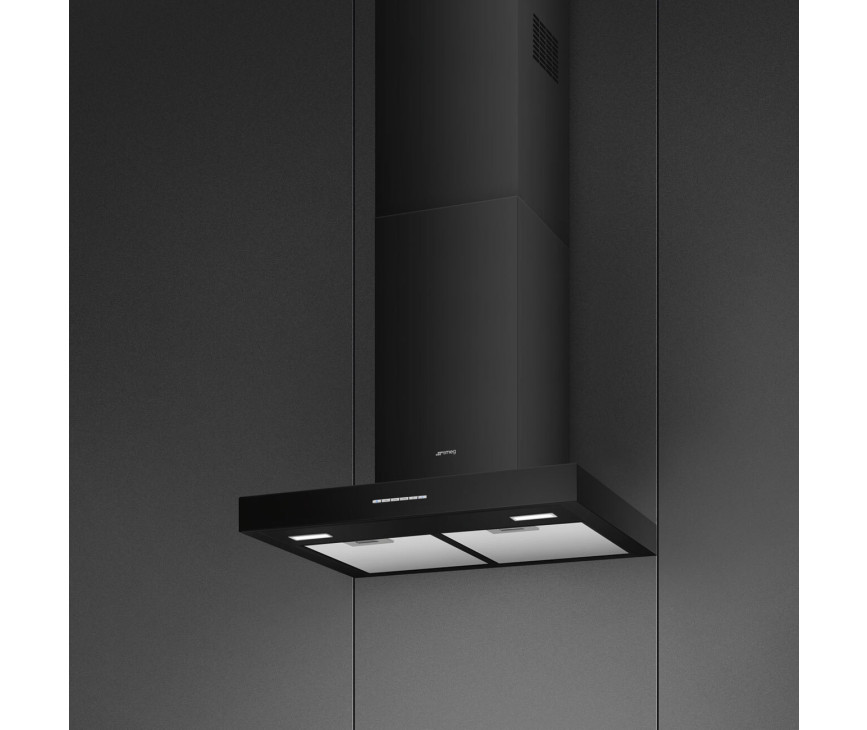 Smeg KBT600BL wand afzuigkap - 60 cm breed - zwart