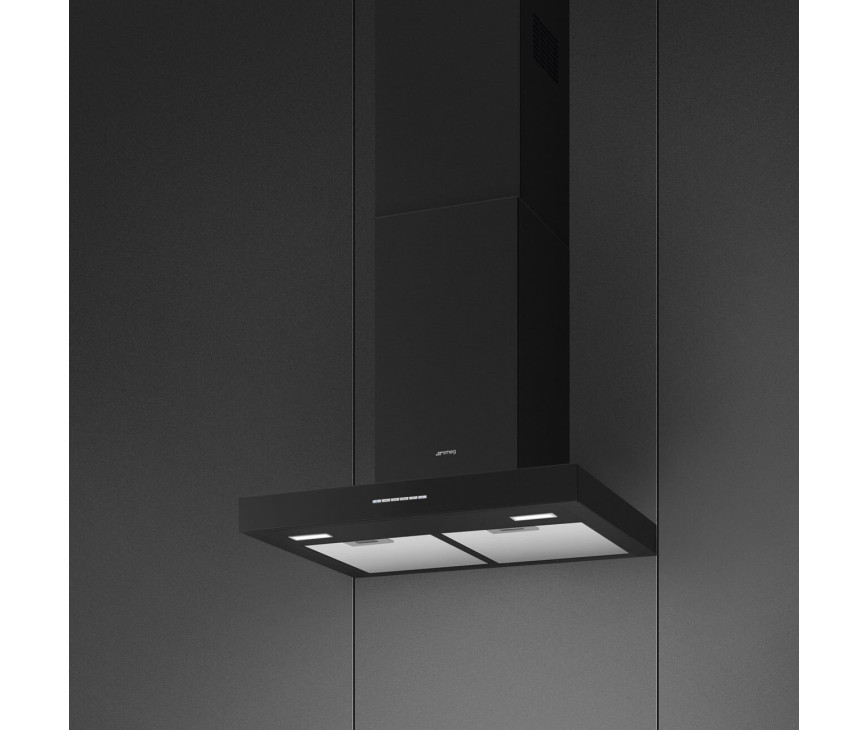 Smeg KBT600MB wand afzuigkap - 60 cm - zwart