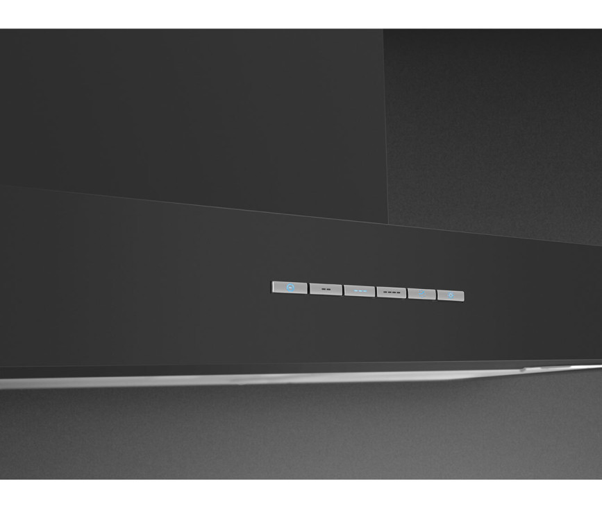 Smeg KBT900AE wand afzuigkap - antraciet - plat blok model