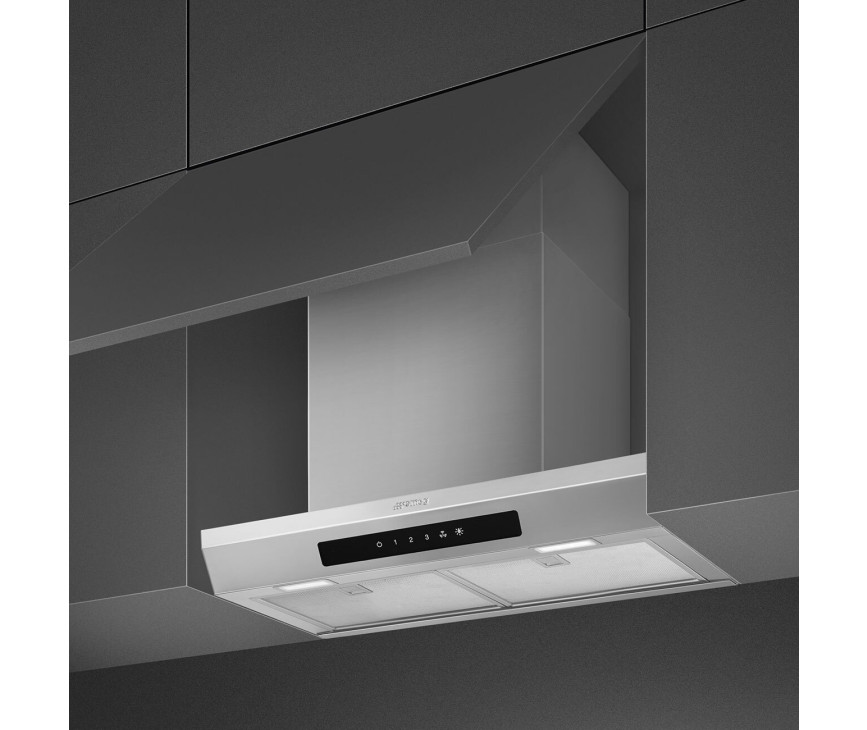 Smeg KSGT63X inbouw afzuigkap - 60 cm breed
