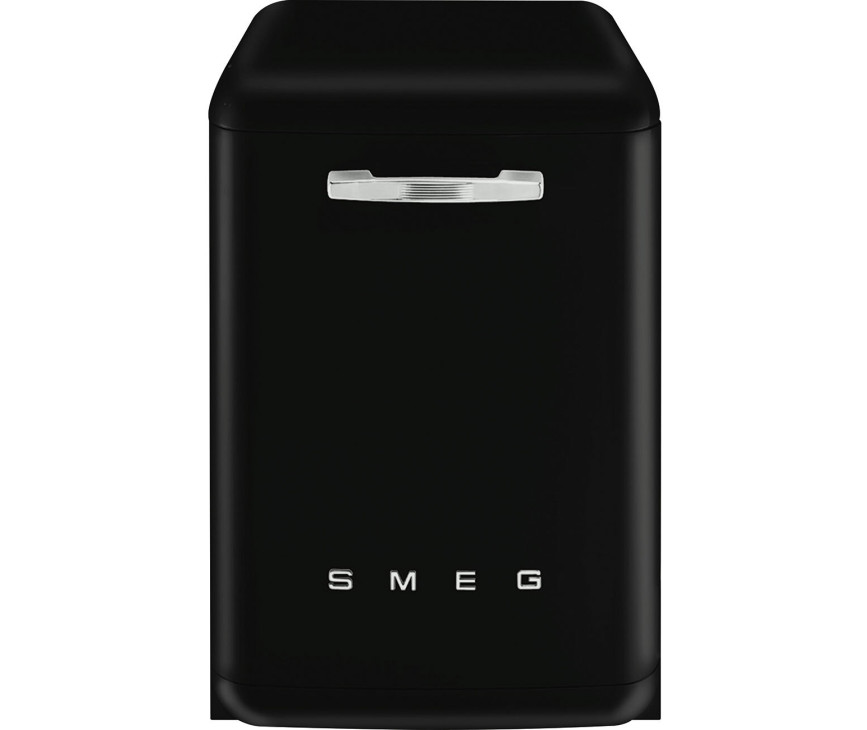 Smeg LVFABBL3 vrijstaande retro jaren 50 vaatwasser - zwart