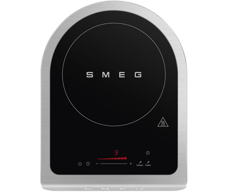 Smeg PIC01BLMEU vrijstaande inductie kookplaat - 1 zone - zwart