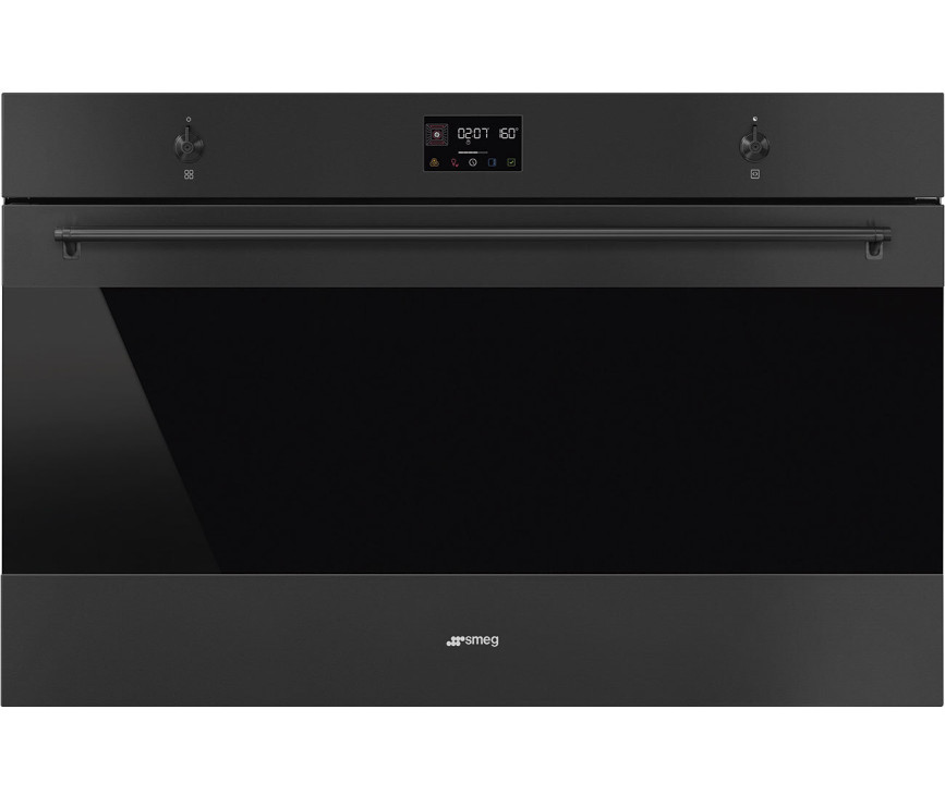Smeg SFP9302TN inbouw oven - 90 cm. breed - mat zwart