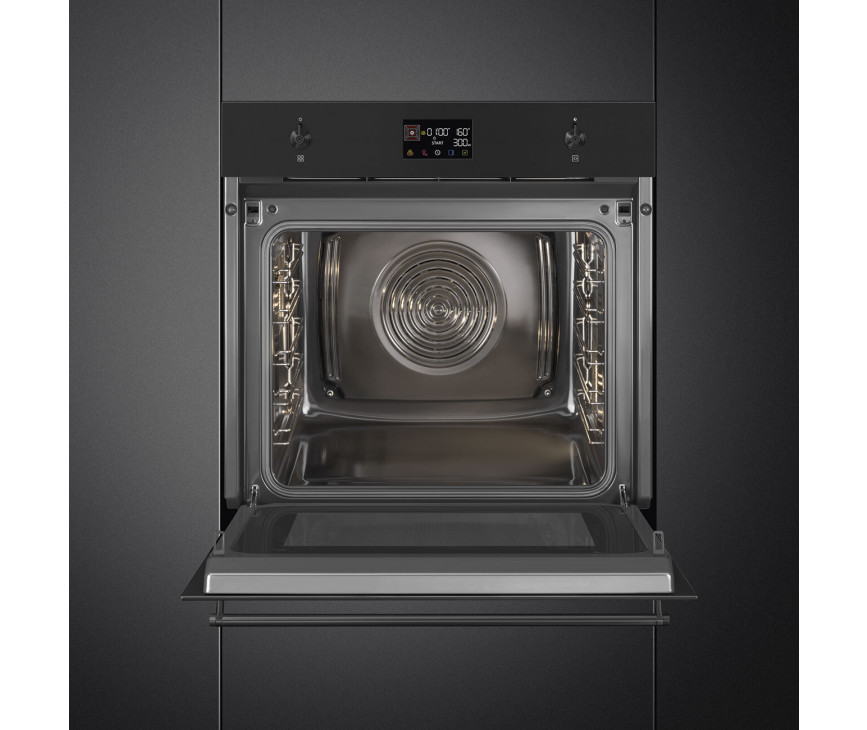 Smeg SO6302M2N inbouw oven met magnetron - mat zwart - Galileo Speedwave XL