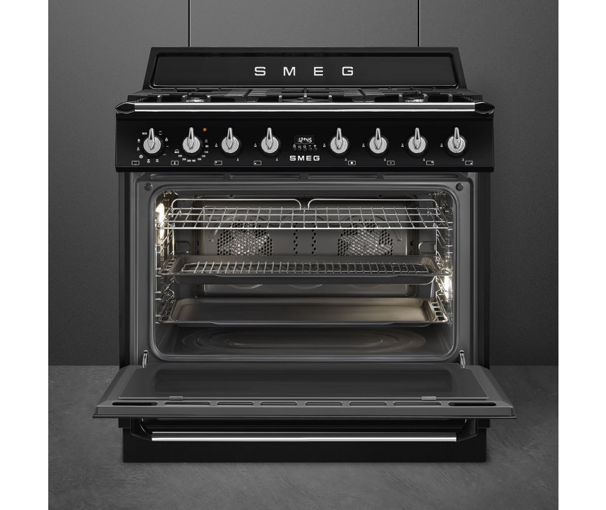 Smeg TR90GMBLNL fornuis
