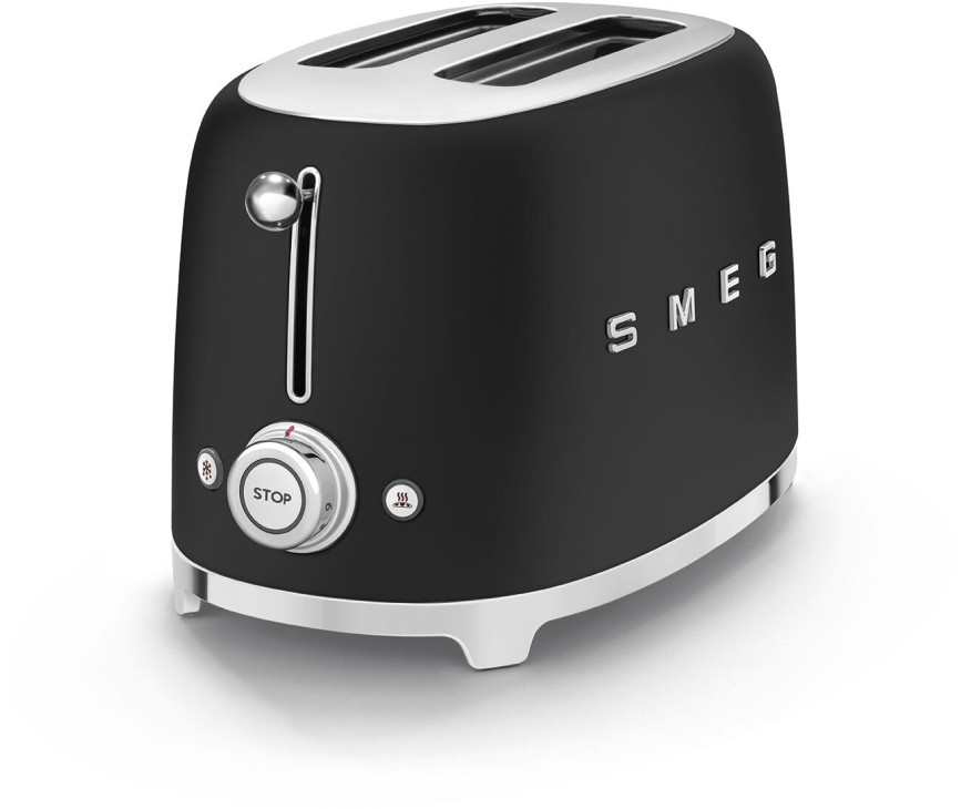 Smeg TSF01BLMEU broodrooster mat zwart