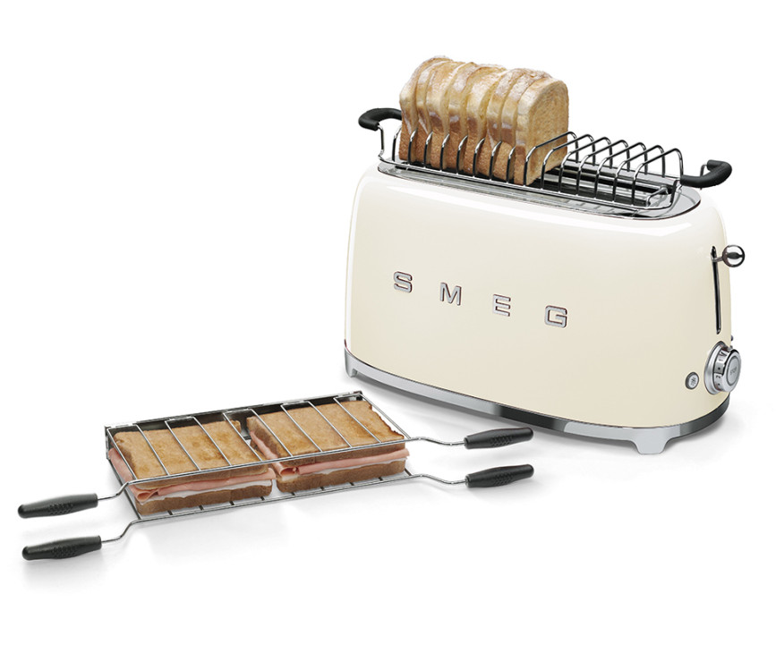 Smeg TSF02CREU broodrooster creme