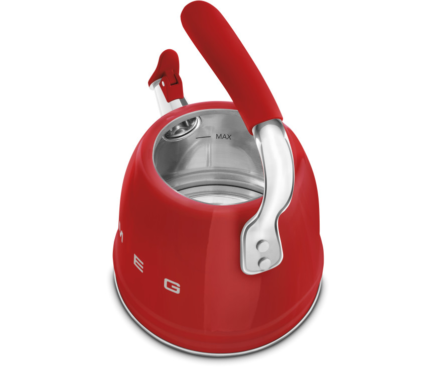 Smeg WKF01RD fluitketel - jaren 50 - rood