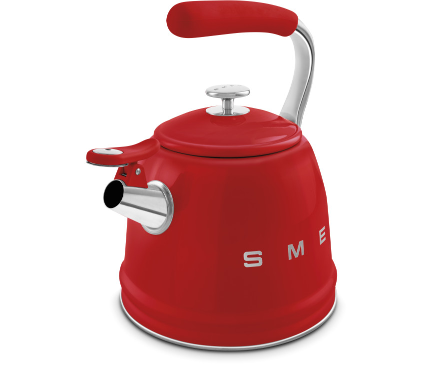 Smeg WKF01RD fluitketel - jaren 50 - rood