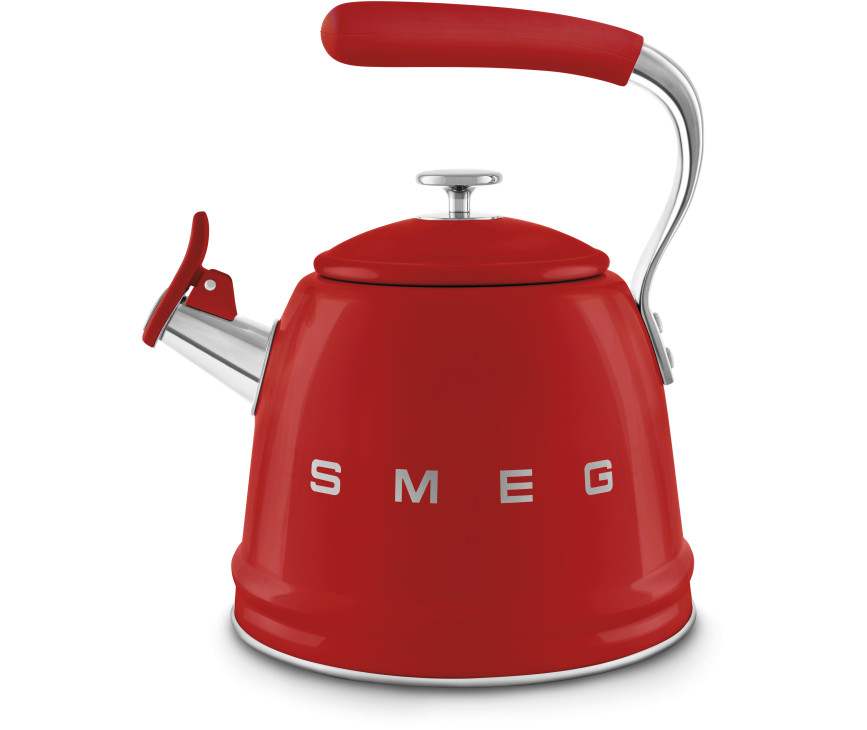 Smeg WKF01RD fluitketel - jaren 50 - rood