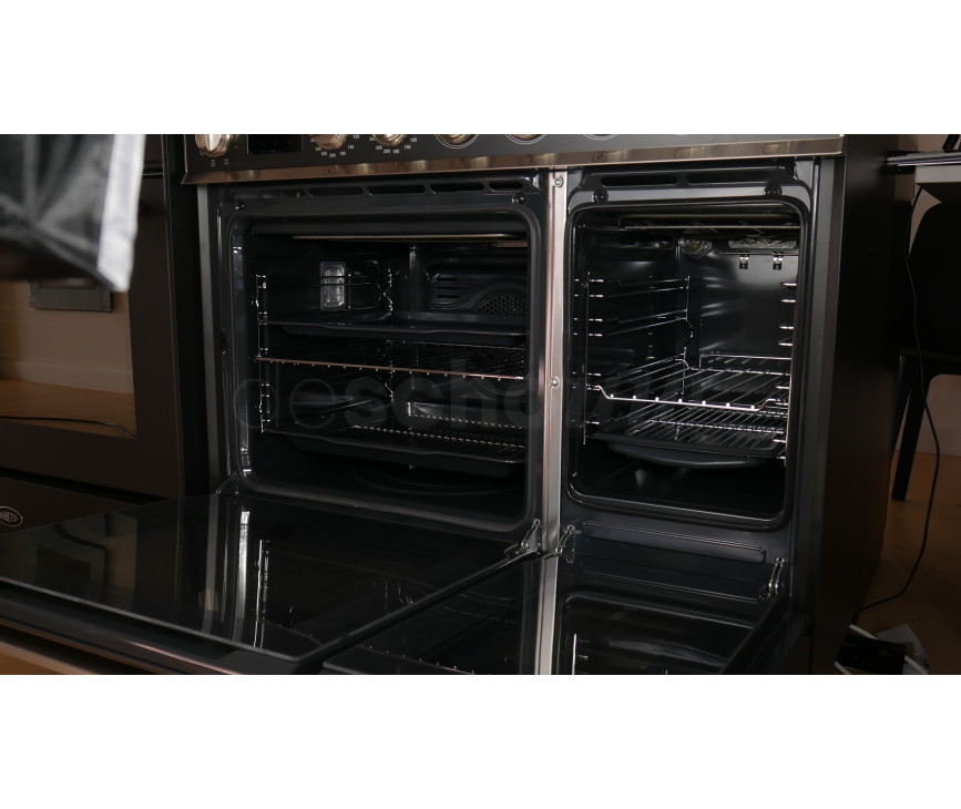 Smeg CPF92IMA inductie fornuis - antraciet - dubbele oven - Portofino