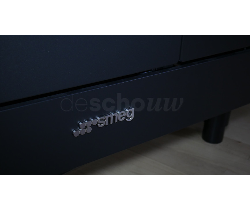 Smeg CPF92IMA inductie fornuis - antraciet - dubbele oven - Portofino