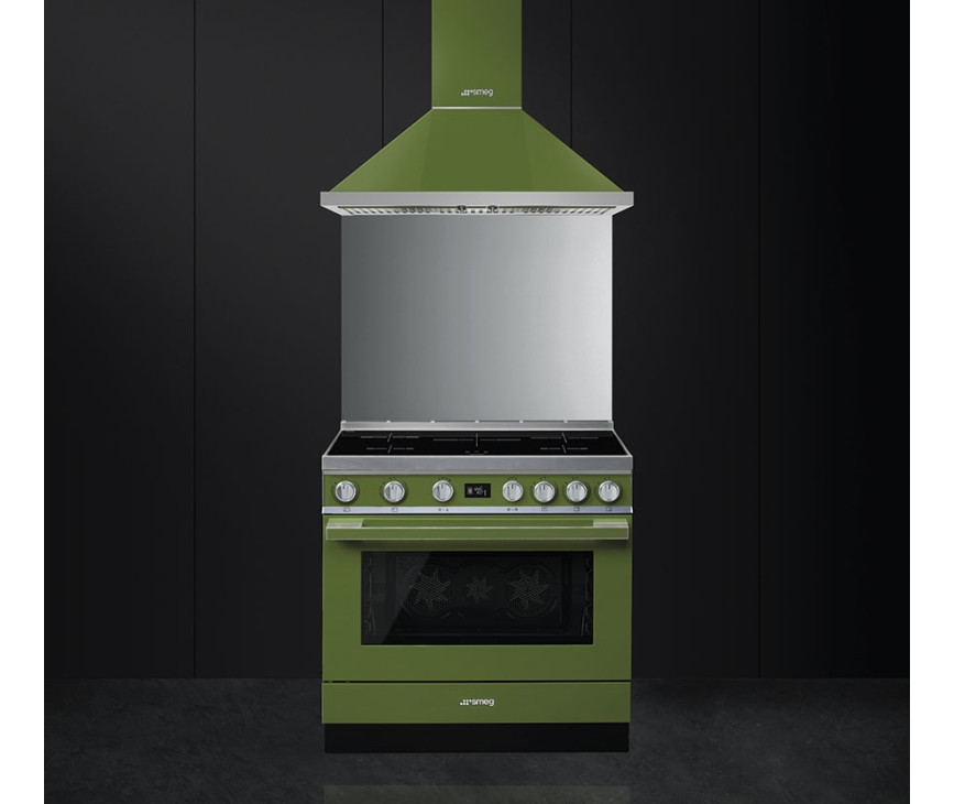 Smeg CPF9IPOG inductie fornuis - groen