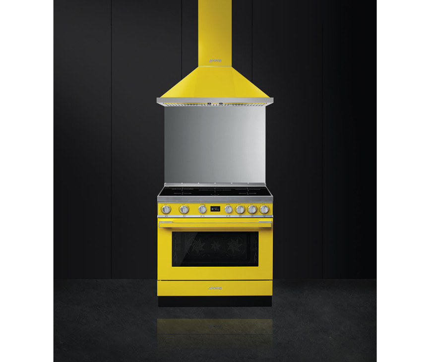 Smeg CPF9IPYW inductie fornuis - geel