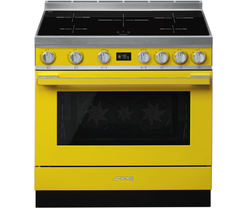 Smeg CPF9IPYW inductie fornuis - geel