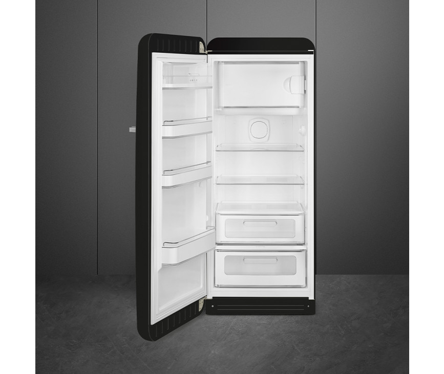Smeg FAB28LBL5 koelkast zwart - linksdraaiend