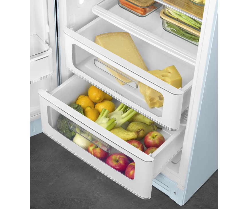 Smeg FAB28LPB5 koelkast pastelblauw - linksdraaiend