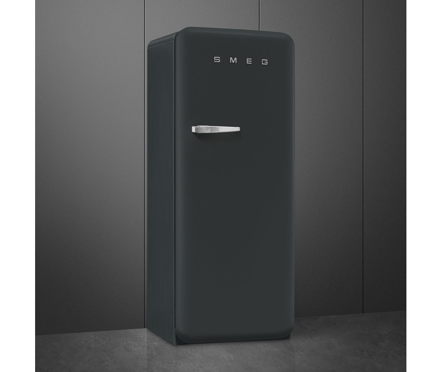 Smeg FAB28RDBLV5 koelkast black velvet - rechtsdraaiend