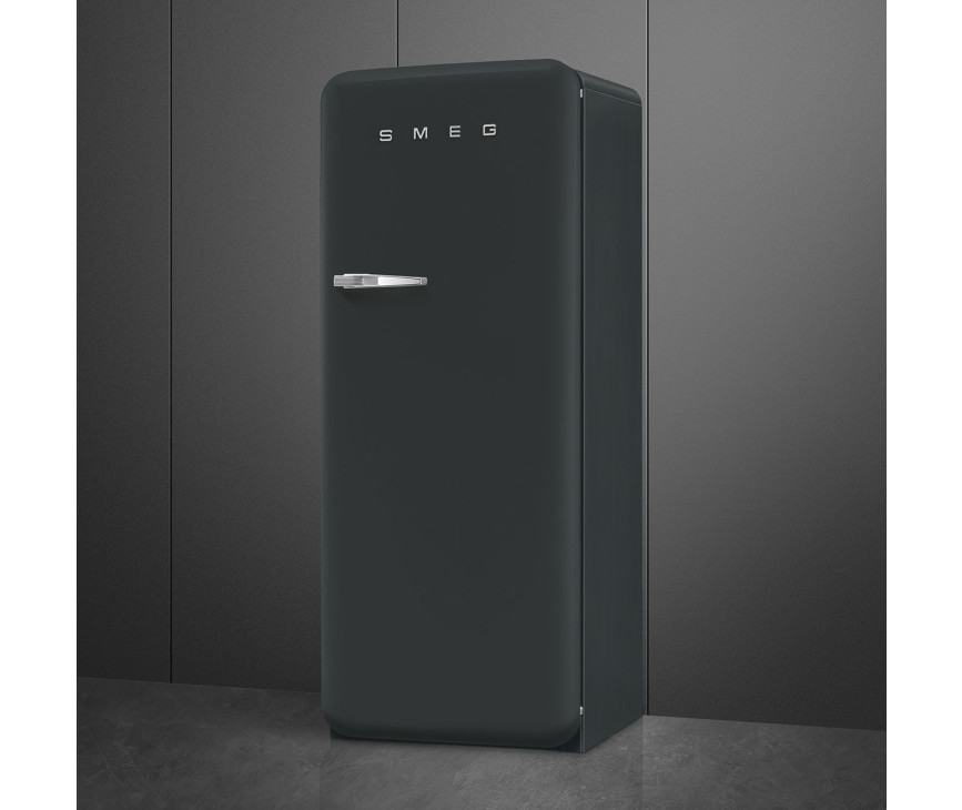 Smeg FAB28RDBLV5 koelkast black velvet - rechtsdraaiend
