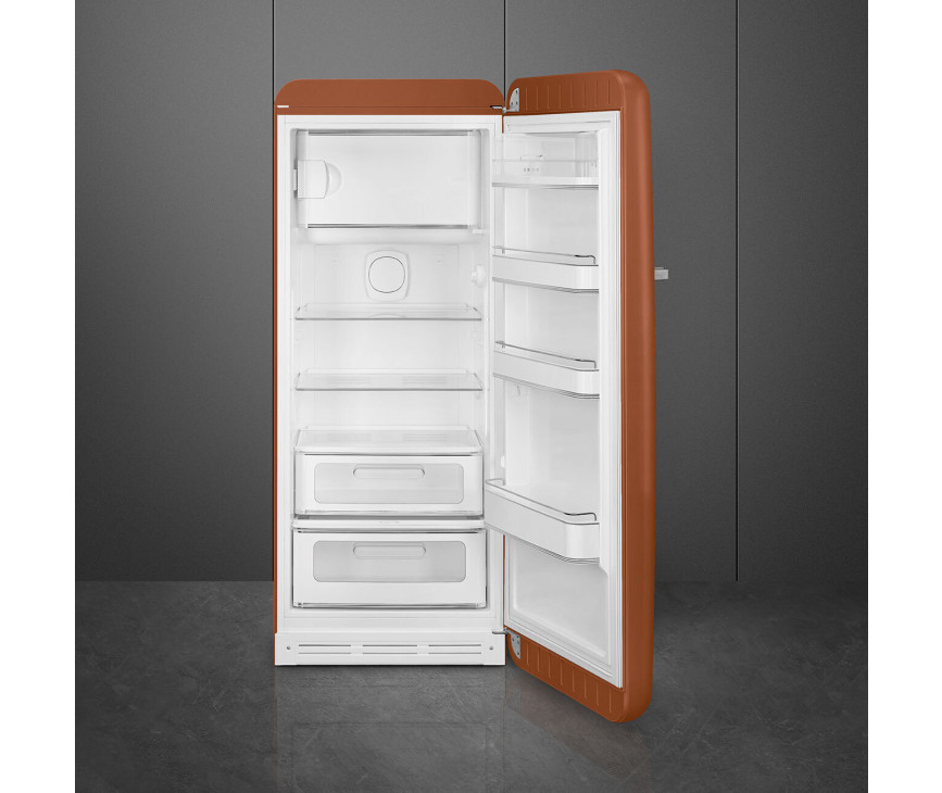 Smeg FAB28RDRU5 rechtsdraaiende koelkast - Rust (roest bruin)