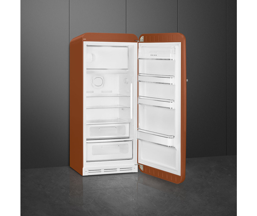 Smeg FAB28RDRU5 rechtsdraaiende koelkast - Rust (roest bruin)