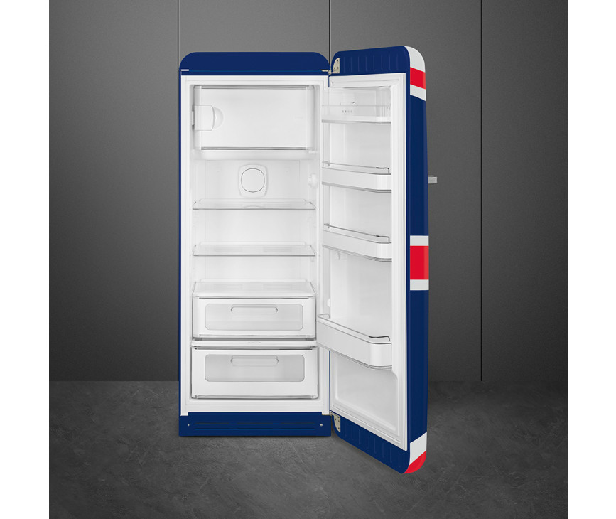 Smeg FAB28RDUJ5 koelkast Union Jack - rechtsdraaiend