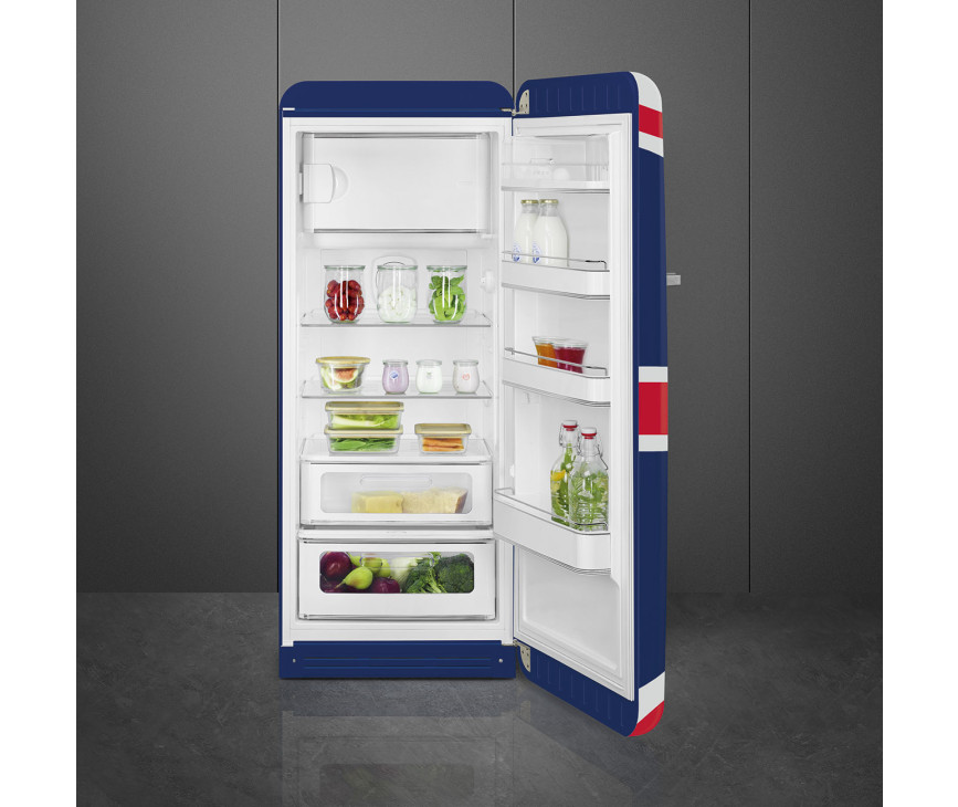 Smeg FAB28RDUJ5 koelkast Union Jack - rechtsdraaiend