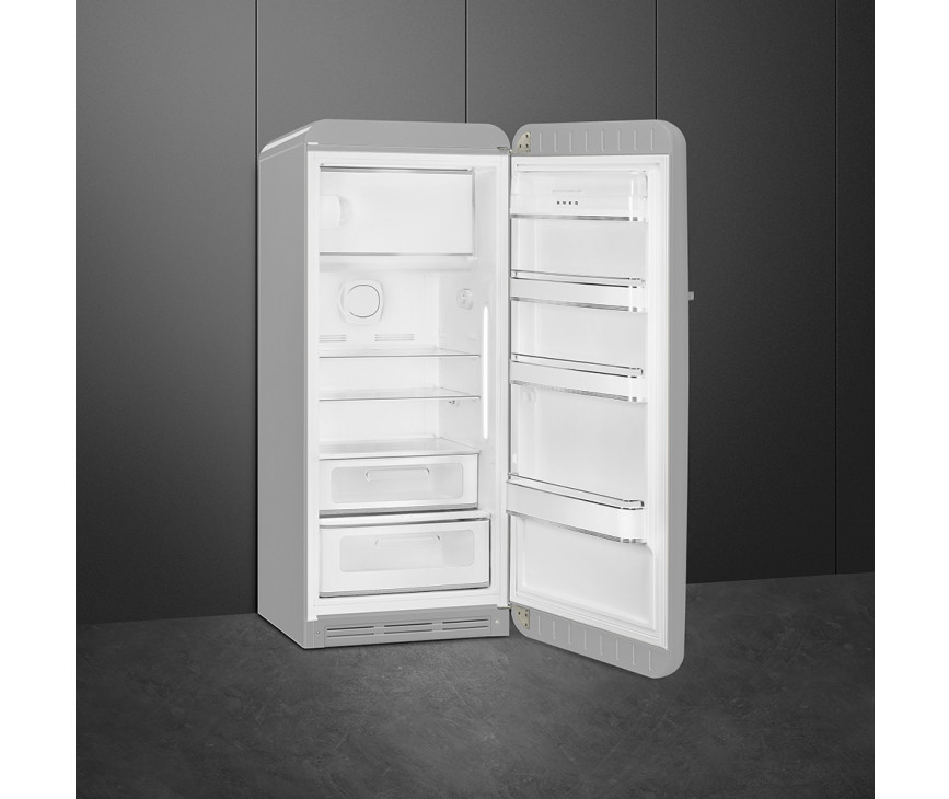 Smeg FAB28RSV5 koelkast zilvermetalic - rechtsdraaiend