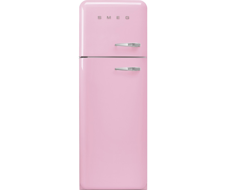 Smeg FAB30LPK5 linksdraaiende retro koelkast - roze