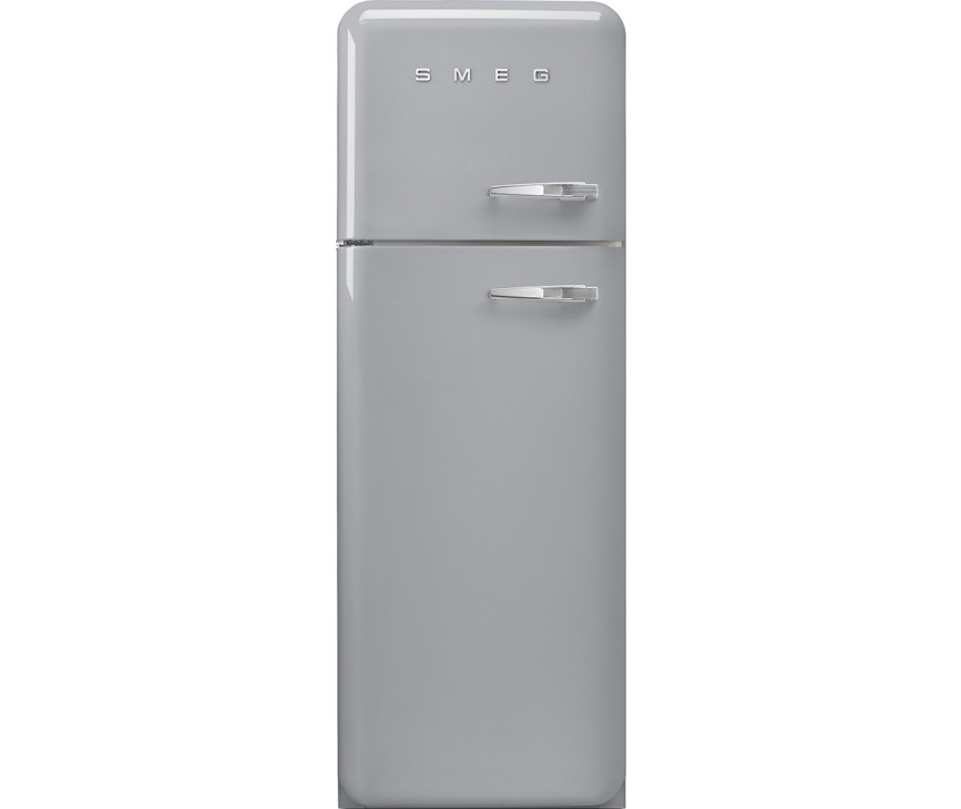 Smeg FAB30LSV5 linksdraaiende retro koelkast - zilver metallic