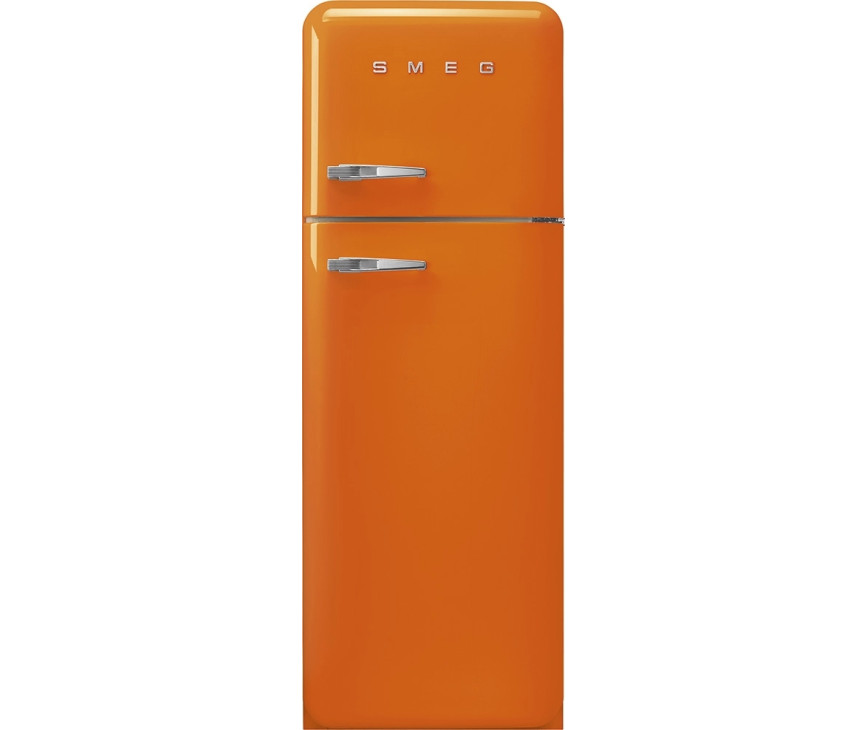 Smeg FAB30ROR5 rechtsdraaiende retro koelkast - oranje