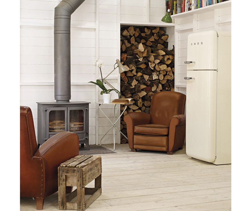Smeg FAB30RP1 koelkast creme - rechtsdraaiend