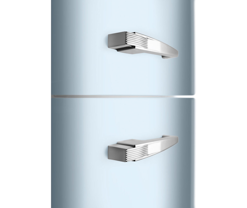 Smeg FAB30RPB5 retro jaren 50 koelkast - pastel blauw - rechtsdraaiend