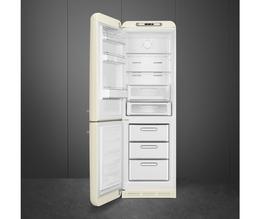 Smeg FAB32LCR5 koelkast crème - linksdraaiend