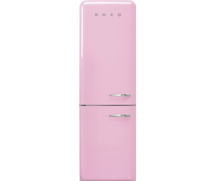 Smeg FAB32LPK5 retro jaren 50 koelkast roze - linksdraaiend