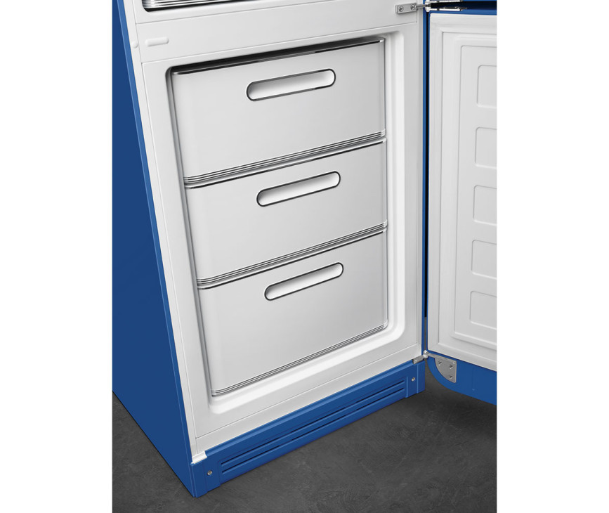 Smeg FAB32RBE5 retro jaren 50 koelkast blauw - rechtsdraaiend