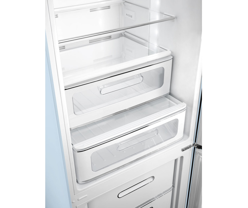 Smeg FAB32RPB5 retro jaren 50 koelkast pastelblauw - rechtsdraaiend