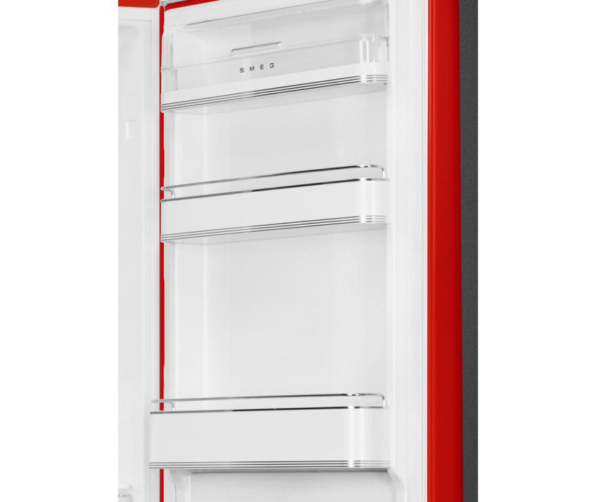 Smeg FAB32RRD5 retro jaren 50 koelkast rood - rechtsdraaiend