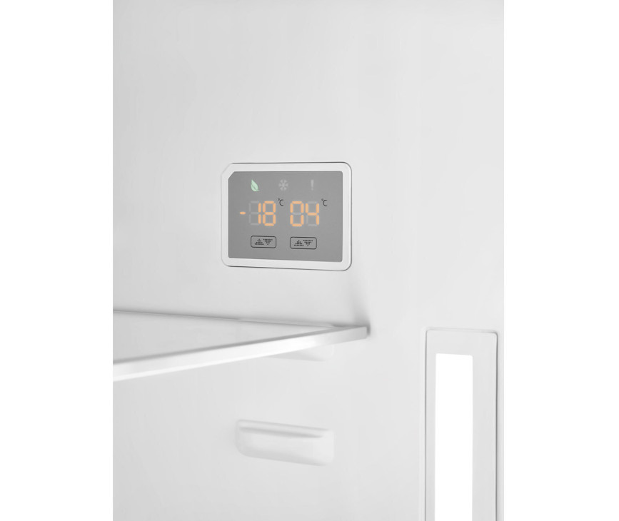 In het koelgedeelte van de FAB38RCR5 kan digitaal de temperatuur van koel- en vriesgedeelte ingesteld worden