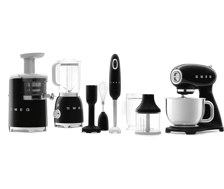 Smeg SMF03BLEU keukenmachine - zwart