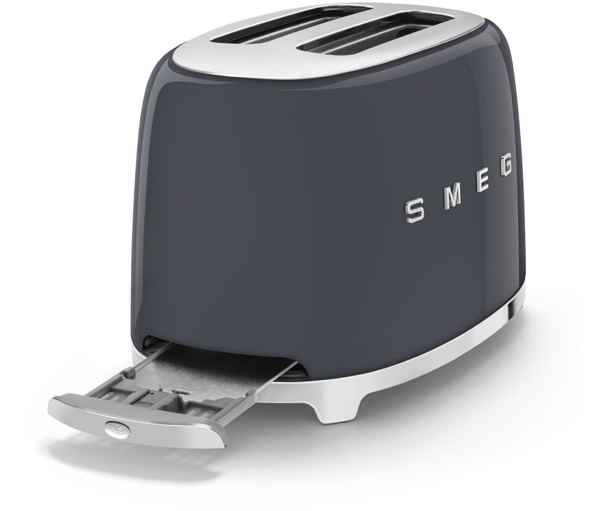 Smeg TSF01GREU broodrooster - lei grijs