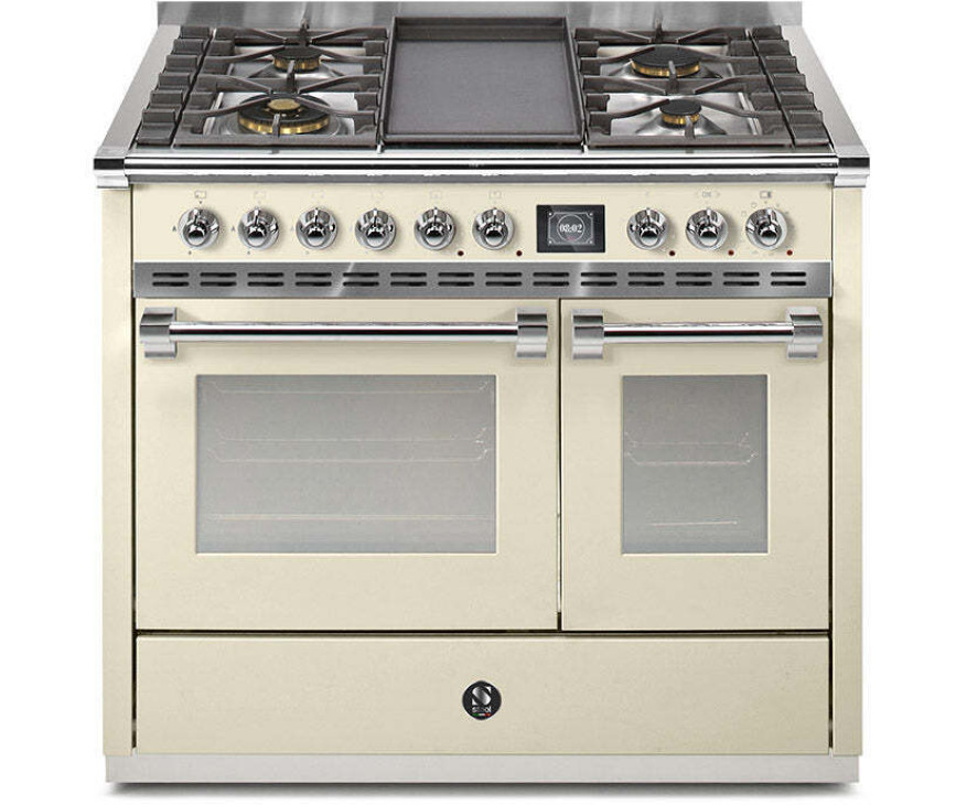 Steel AQ10SF-4B Ascot gas fornuis - 100 cm - combi-stoomoven