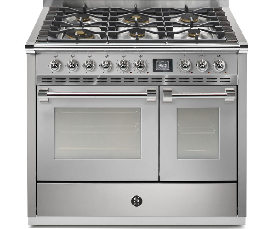 Steel AQ10SF-4M Ascot gas fornuis - 100 cm - combi-stoomoven